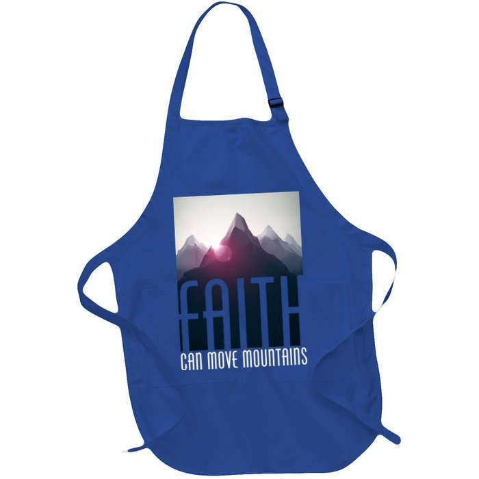 Faith Can Move Mountains Apron