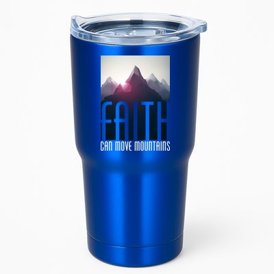 Faith Can Move Mountains Tumbler