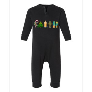 FAITH Christmas Spirit Infant Fleece One Piece