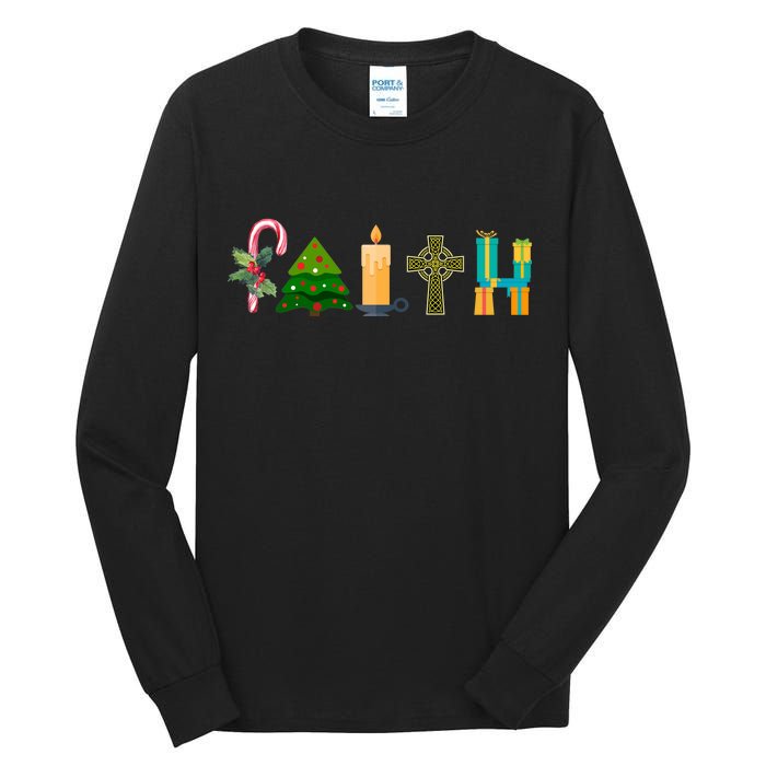 FAITH Christmas Spirit Tall Long Sleeve T-Shirt