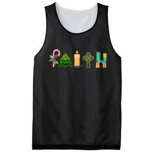 FAITH Christmas Spirit Mesh Reversible Basketball Jersey Tank