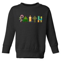 FAITH Christmas Spirit Toddler Sweatshirt