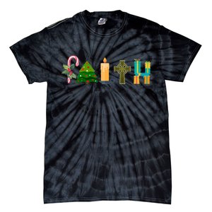 FAITH Christmas Spirit Tie-Dye T-Shirt