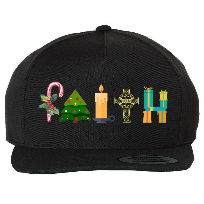 FAITH Christmas Spirit Wool Snapback Cap