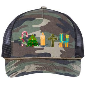 FAITH Christmas Spirit Retro Rope Trucker Hat Cap