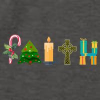 FAITH Christmas Spirit Vector Backpack