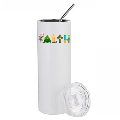 FAITH Christmas Spirit Stainless Steel Tumbler