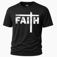 Faith Cross Logo Cooling Performance Crew T-Shirt