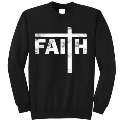 Faith Cross Logo Sweatshirt