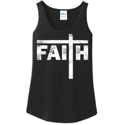 Faith Cross Logo Ladies Essential Tank