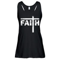 Faith Cross Logo Ladies Essential Flowy Tank