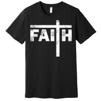 Faith Cross Logo Premium T-Shirt