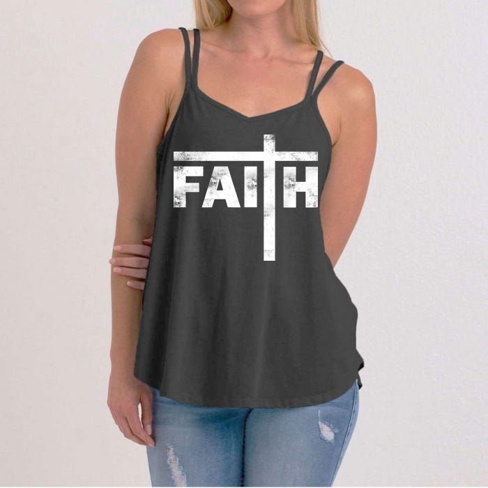 Faith Cross Logo Women's Strappy Tank