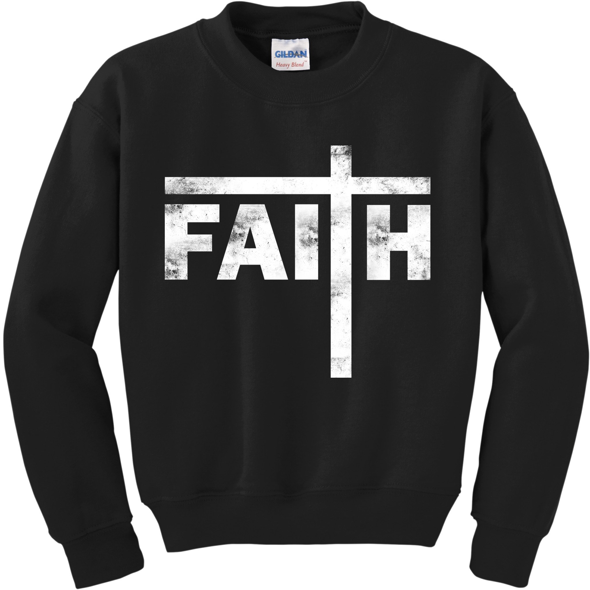 Faith Cross Logo Kids Sweatshirt