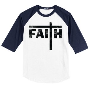 Faith Cross Logo Baseball Sleeve Shirt