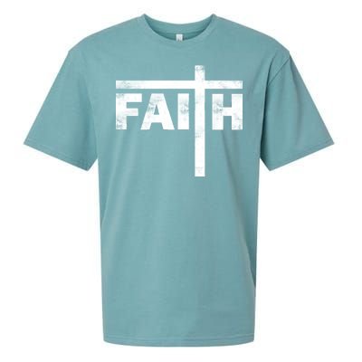 Faith Cross Logo Sueded Cloud Jersey T-Shirt