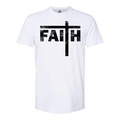 Faith Cross Logo Softstyle® CVC T-Shirt