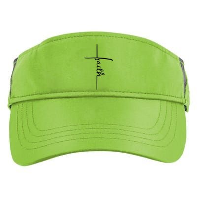 Faith Cross Symbol Adult Drive Performance Visor