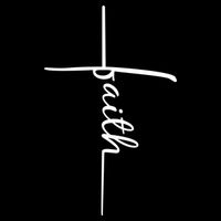 Faith Cross Symbol Cooling Performance Crew T-Shirt