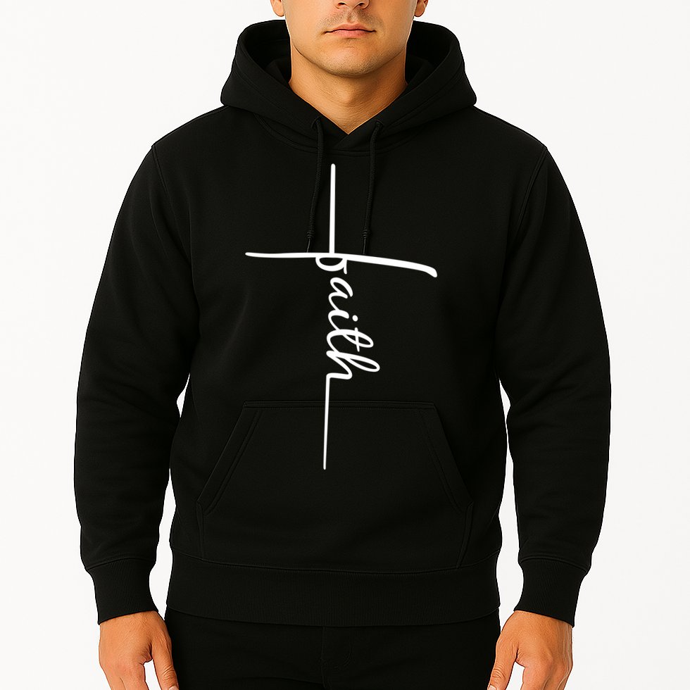 Faith Cross Symbol Hoodie