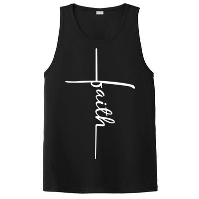 Faith Cross Symbol PosiCharge Competitor Tank