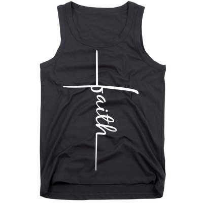 Faith Cross Symbol Tank Top