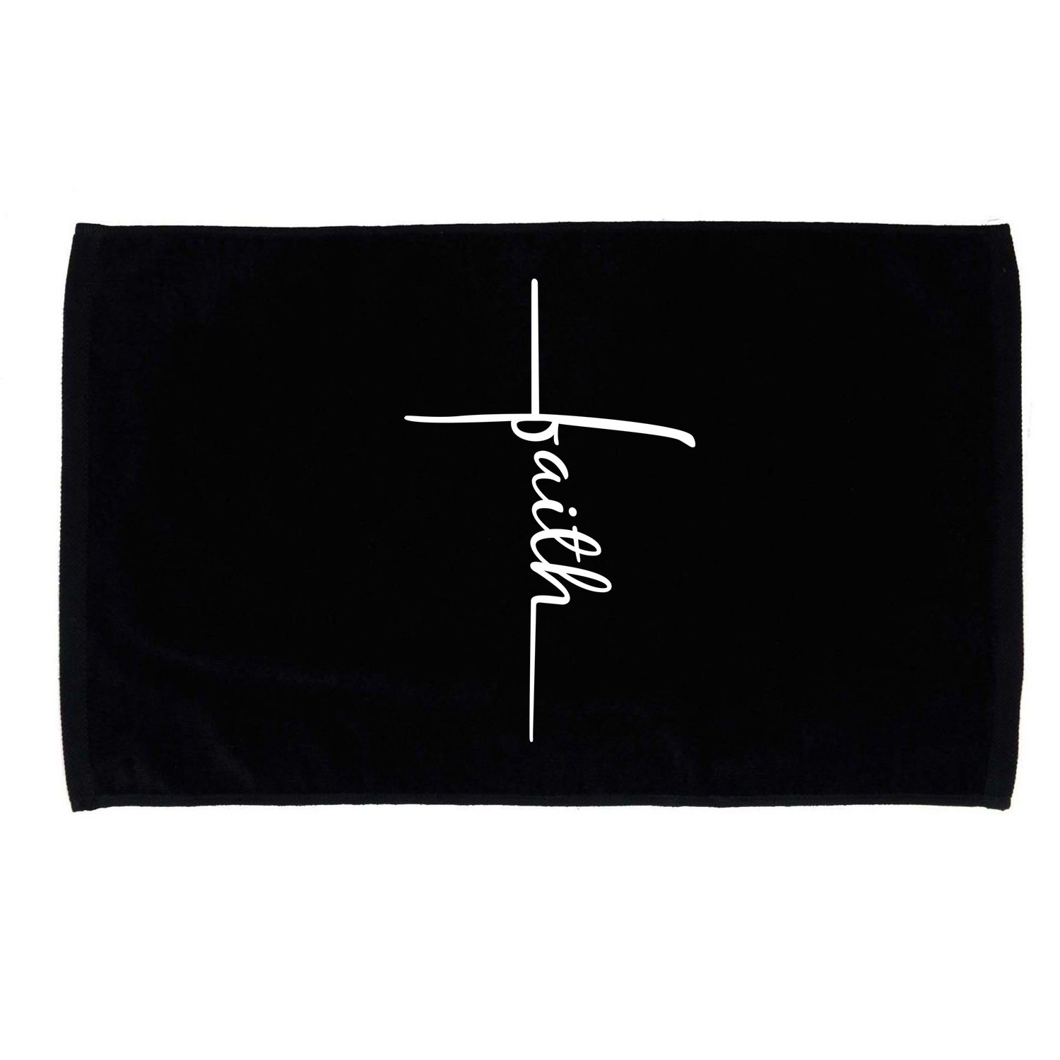 Faith Cross Symbol Microfiber Hand Towel