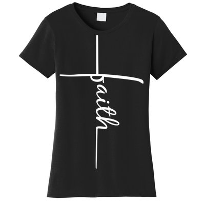 Faith Cross Symbol Women's T-Shirt