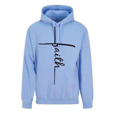 Faith Cross Symbol Unisex Surf Hoodie