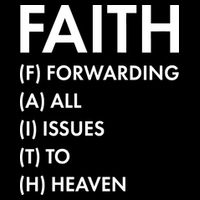 Faith Forwarding All Issues To Heaven Tie-Dye T-Shirt