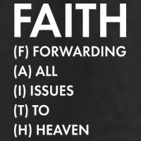Faith Forwarding All Issues To Heaven Golf Towel