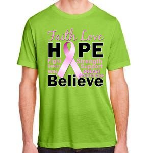 Faith Hope Breast Cancer Awareness Adult ChromaSoft Performance T-Shirt