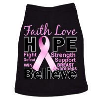 Faith Hope Breast Cancer Awareness Doggie Tank