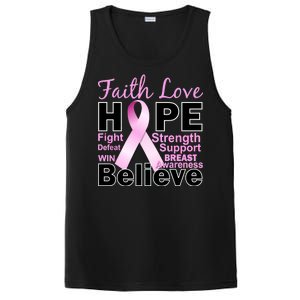 Faith Hope Breast Cancer Awareness PosiCharge Competitor Tank