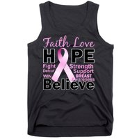 Faith Hope Breast Cancer Awareness Tank Top