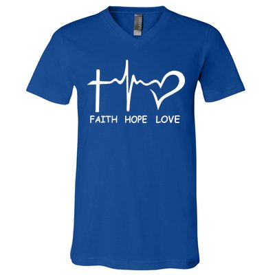 Faith Hope Love V-Neck T-Shirt