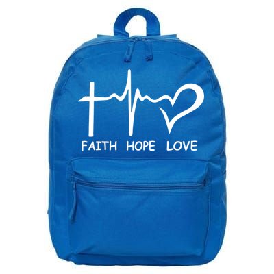 Faith Hope Love 16 in Basic Backpack