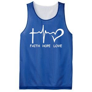 Faith Hope Love Mesh Reversible Basketball Jersey Tank