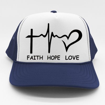 Faith Hope Love Trucker Hat