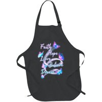 Faith Hope Love Believe Dream - Butterflies Apron