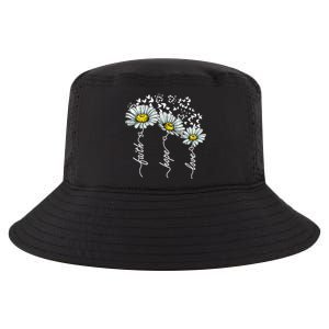 Faith Hope Love Butterflies Daisies Religious Cool Comfort Performance Bucket Hat