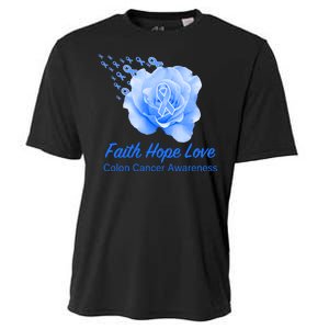 Faith Hope Love Colon Cancer Awareness Cooling Performance Crew T-Shirt