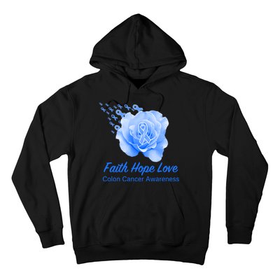 Faith Hope Love Colon Cancer Awareness Hoodie