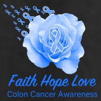 Faith Hope Love Colon Cancer Awareness Hat