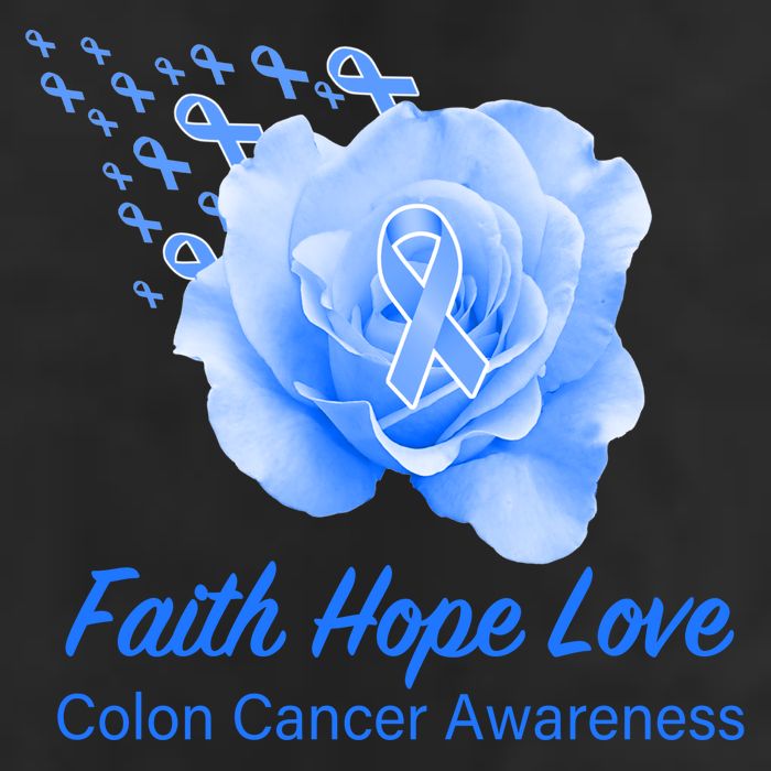 Faith Hope Love Colon Cancer Awareness Hat