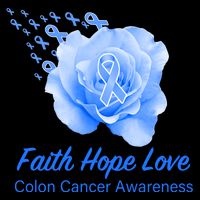Faith Hope Love Colon Cancer Awareness Toddler T-Shirt