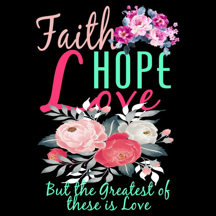 Faith Hope Love Greatest Of Them All Is Love Impact Tech Backpack