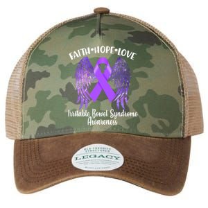 Faith Hope Love Irritable Bowel Syndrome Galaxy Angel Wings Legacy Tie Dye Trucker Hat