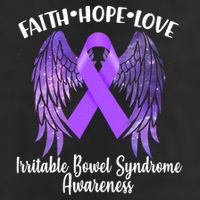 Faith Hope Love Irritable Bowel Syndrome Galaxy Angel Wings Beanie