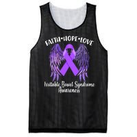 Faith Hope Love Irritable Bowel Syndrome Galaxy Angel Wings Mesh Reversible Basketball Jersey Tank